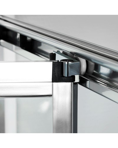 Душевой уголок WasserKRAFT Weser 100x90 78F22 профиль Хром стекло прозрачное