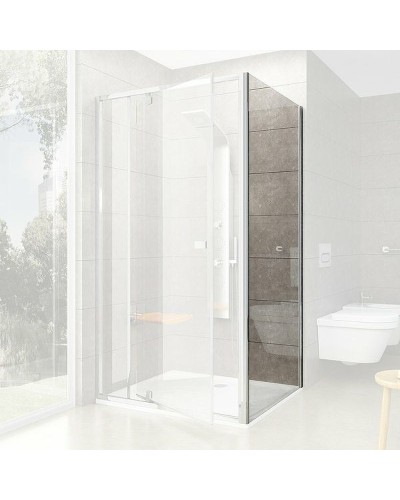 Душевой уголок Ravak Pivot PDOP2+PPS 100х80 03GA0C00Z1+90G40C00Z1 профиль Хром стекло Transparent