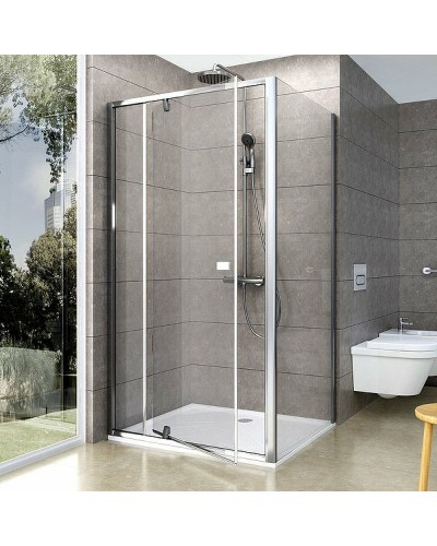 Душевой уголок Ravak Pivot PDOP2+PPS 110х80 03GD0C00Z1+90G40C00Z1 профиль Хром стекло Transparent
