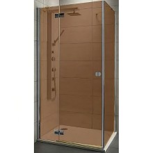 Душевой уголок Radaway Almatea KDJ 100x90 L 32143-01-08NL профиль Хром стекло коричневое