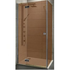 Душевой уголок Radaway Almatea KDJ 100x90 L 32143-01-08NL профиль Хром стекло коричневое