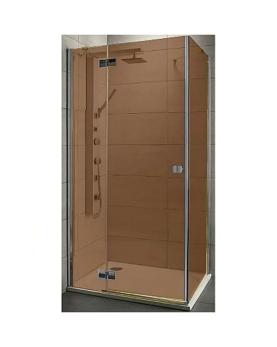 Душевой уголок Radaway Almatea KDJ 100x90 L 32143-01-08NL профиль Хром стекло коричневое