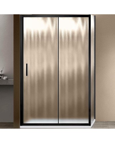 Душевой уголок Vincea Garda 120х90 VSR-1G9012CHB профиль Черный стекло шиншилла