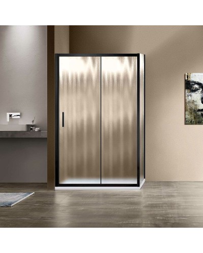 Душевой уголок Vincea Garda 120х90 VSR-1G9012CHB профиль Черный стекло шиншилла