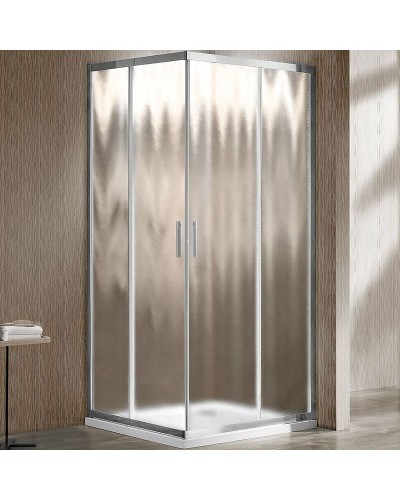 Душевой уголок Vincea Garda 120х120 VSS-1G1212CH профиль Хром стекло шиншилла