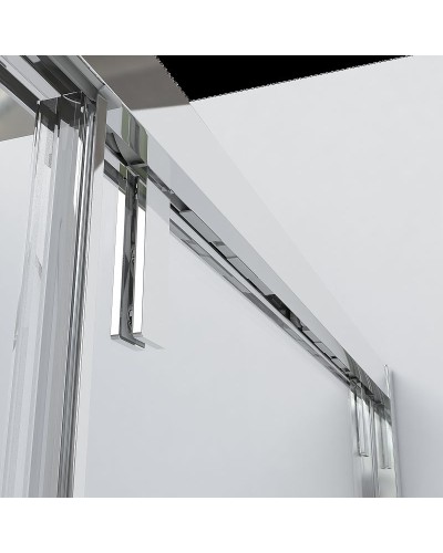 Душевой уголок Vincea Lugano 140х100 VSR-1L1014CLB-1 профиль Черный стекло прозрачное