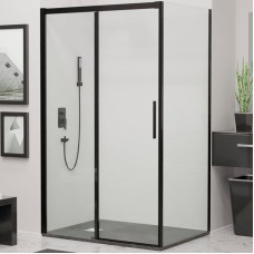 Душевой уголок RGW Leipzig LE-41B 180х80 34124188-014 профиль Черный стекло прозрачное