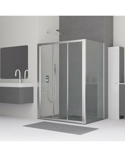 Душевой уголок RGW Classic CL-40 90х80 04094098-011 профиль Хром стекло прозрачное