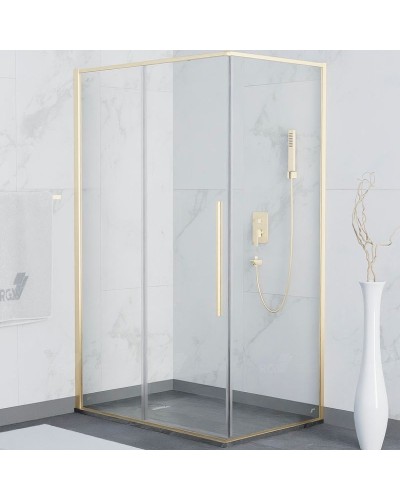 Душевой уголок RGW Stilvoll SV-42G 100х90 32324290-16 профиль Золото стекло прозрачное
