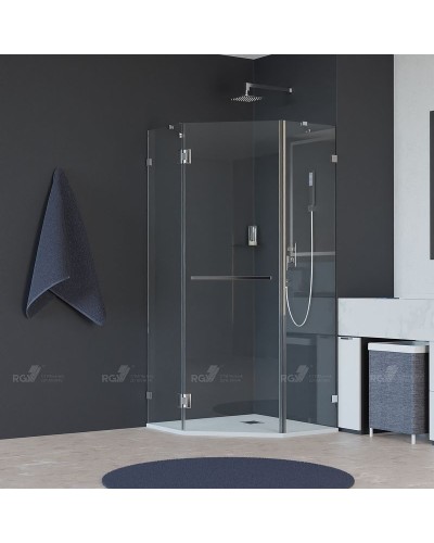 Душевой уголок RGW Hotel HO-082 120х120 350608222-11 профиль Хром стекло прозрачное