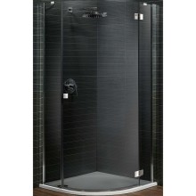 Душевой уголок Radaway Almatea PDJ 90x90 R 30702-01-05N профиль Хром стекло графит