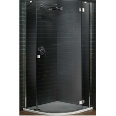 Душевой уголок Radaway Almatea PDJ 90x90 R 30702-01-05N профиль Хром стекло графит