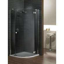 Душевой уголок Radaway Almatea PDJ 90x90 R 30702-01-05N профиль Хром стекло графит