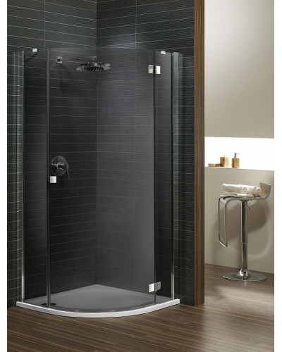 Душевой уголок Radaway Almatea PDJ 90x90 R 30702-01-05N профиль Хром стекло графит