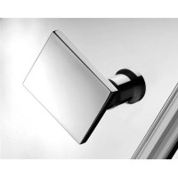 Душевой уголок Radaway Almatea PDJ 90x90 R 30702-01-05N профиль Хром стекло графит