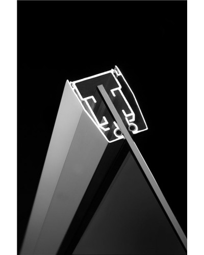 Душевой уголок Radaway Almatea PDJ 90x90 R 30702-01-05N профиль Хром стекло графит