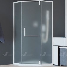 Душевой уголок RGW Hotel HO-084W 100х100 350608400-25 профиль Белый стекло матовое-сатинат