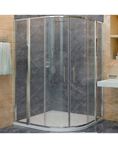 Душевой уголок RGW Hotel HO-511 110x110 030651111-11 профиль Хром стекло прозрачное