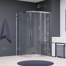 Душевой уголок RGW Hotel HO-512 110x110 030651211-11 профиль Хром стекло прозрачное