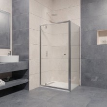 Душевой уголок RGW Passage PA-43 70х80 04084378-011 профиль Хром стекло прозрачное
