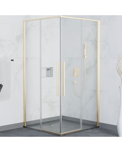 Душевой уголок RGW Stilvoll SV-31G 90х90 32323199-16 профиль Золото стекло прозрачное