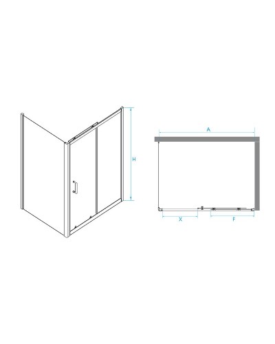 Душевой уголок RGW Passage PA-74 180х70 410874187-11 профиль Хром стекло прозрачное