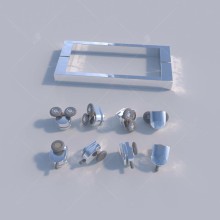 Душевой уголок RGW Classic CL-48 120х80 32094882-011 профиль Хром стекло прозрачное