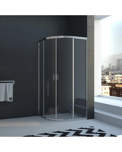 Душевой уголок 80х80 см Veconi Rovigo RV02-80PL-01-19C1 прозрачное