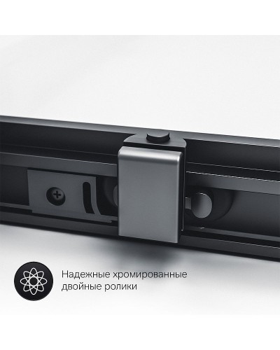 Душевой уголок AM.PM Gem S 90х90 W93G-403-090BT профиль Черный матовый стекло прозрачное