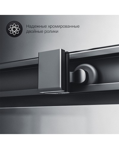 Душевой уголок AM.PM Gem S 90х90 W93G-403-090BT профиль Черный матовый стекло прозрачное