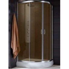 Душевой уголок Radaway Premium Plus E 1900 100x80 30491-01-08N профиль Хром стекло коричневое