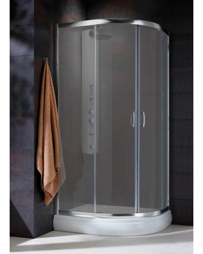 Душевой уголок Radaway Premium Plus E 1900 100x80 30491-01-05N профиль Хром стекло графит