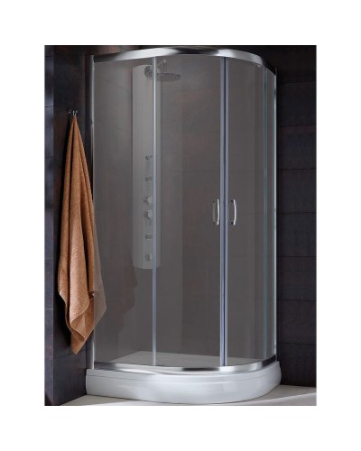 Душевой уголок Radaway Premium Plus E 1900 100x80 30491-01-05N профиль Хром стекло графит