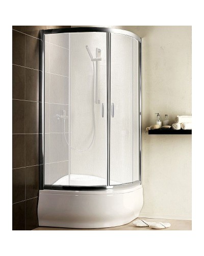 Душевой уголок Radaway Premium Plus A 1700 90x90 30401-01-06N профиль Хром стекло фабрик