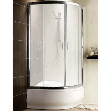 Душевой уголок Radaway Premium Plus A 1700 90x90 30401-01-06N профиль Хром стекло фабрик