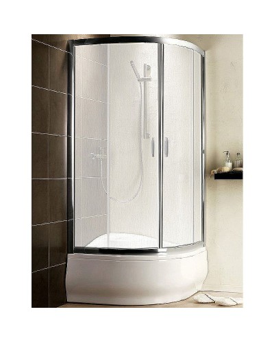 Душевой уголок Radaway Premium Plus A 1700 90x90 30401-01-06N профиль Хром стекло фабрик