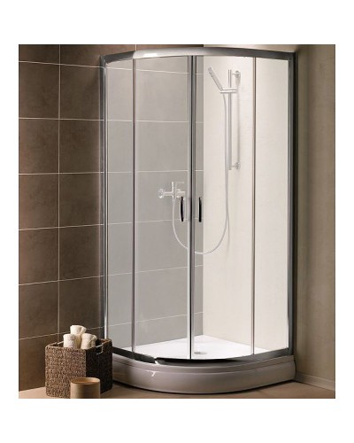 Душевой уголок Radaway Premium Plus A 1900 80x80 30413-01-02N профиль Хром стекло матовое