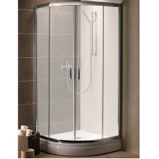 Душевой уголок Radaway Premium Plus A 1900 80x80 30413-01-02N профиль Хром стекло матовое