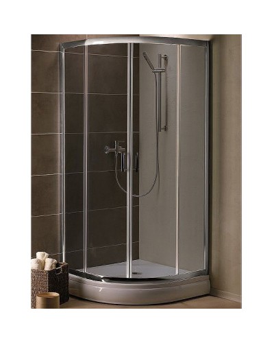 Душевой уголок Radaway Premium Plus A 1900 90x90 30403-01-05N профиль Хром стекло графит