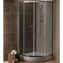 Душевой уголок Radaway Premium Plus A 1900 90x90 30403-01-05N профиль Хром стекло графит