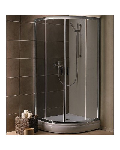 Душевой уголок Radaway Premium Plus A 1900 90x90 30403-01-05N профиль Хром стекло графит