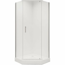 Душевой уголок Niagara Nova 100х100 NG-6634-08 профиль Хром стекло прозрачное