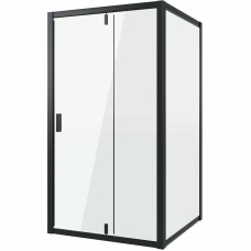 Душевой уголок Niagara Nova 110х80 NG-83-11AB-A80B профиль Черный стекло прозрачное