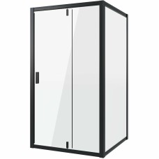 Душевой уголок Niagara Nova 90х80 NG-83-9AB-A80B профиль Черный стекло прозрачное