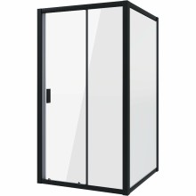 Душевой уголок Niagara Nova 80х90 NG-82-8AB-A90B профиль Черный стекло прозрачное