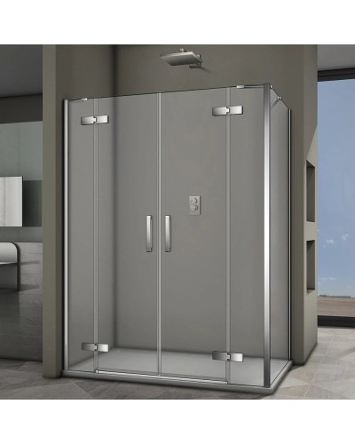 Душевой уголок 150х80 см Veconi Rovigo RV065-15080PR-01-19C3 прозрачное