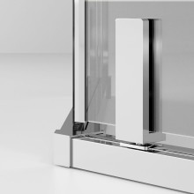 Душевой уголок Ambassador Ritz 90х90 112011102 профиль Хром стекло прозрачное