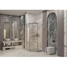 Душевой уголок Ambassador Ritz 90х90 112011102 профиль Хром стекло прозрачное