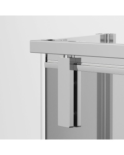 Душевой уголок Ambassador Ritz 100х100 112011203 профиль Черный стекло прозрачное