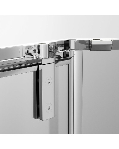 Душевой уголок Ambassador Ritz 100х100 112011203 профиль Черный стекло прозрачное